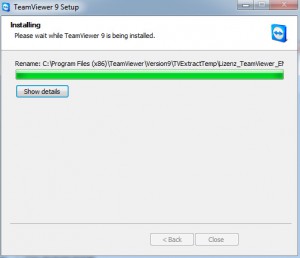 Installing TeamViewer9