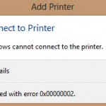 Memperbaiki Windows Cannot Connect To The Printer Error 0x00000002