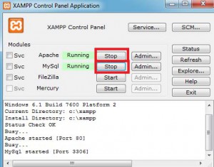 Xampp-Running